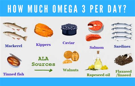 how much omega 3 per day.